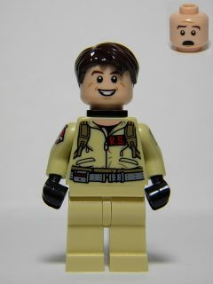 LEGO Minifigure-Dr. Raymond (Ray) Stantz, Printed Arms-Ghostbusters-gb013a-Creative Brick Builders